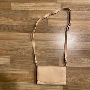 Cuyana Pebbled Leather Wallet Clutch